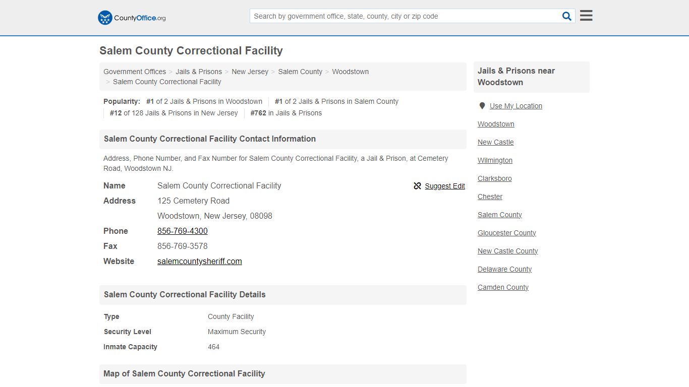 Salem County Correctional Facility