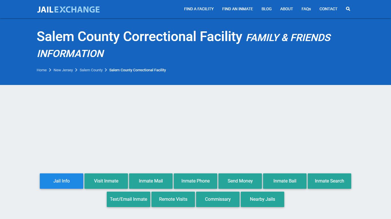 Salem County Correctional Facility NJ | Booking, Visiting, Calls, Phone